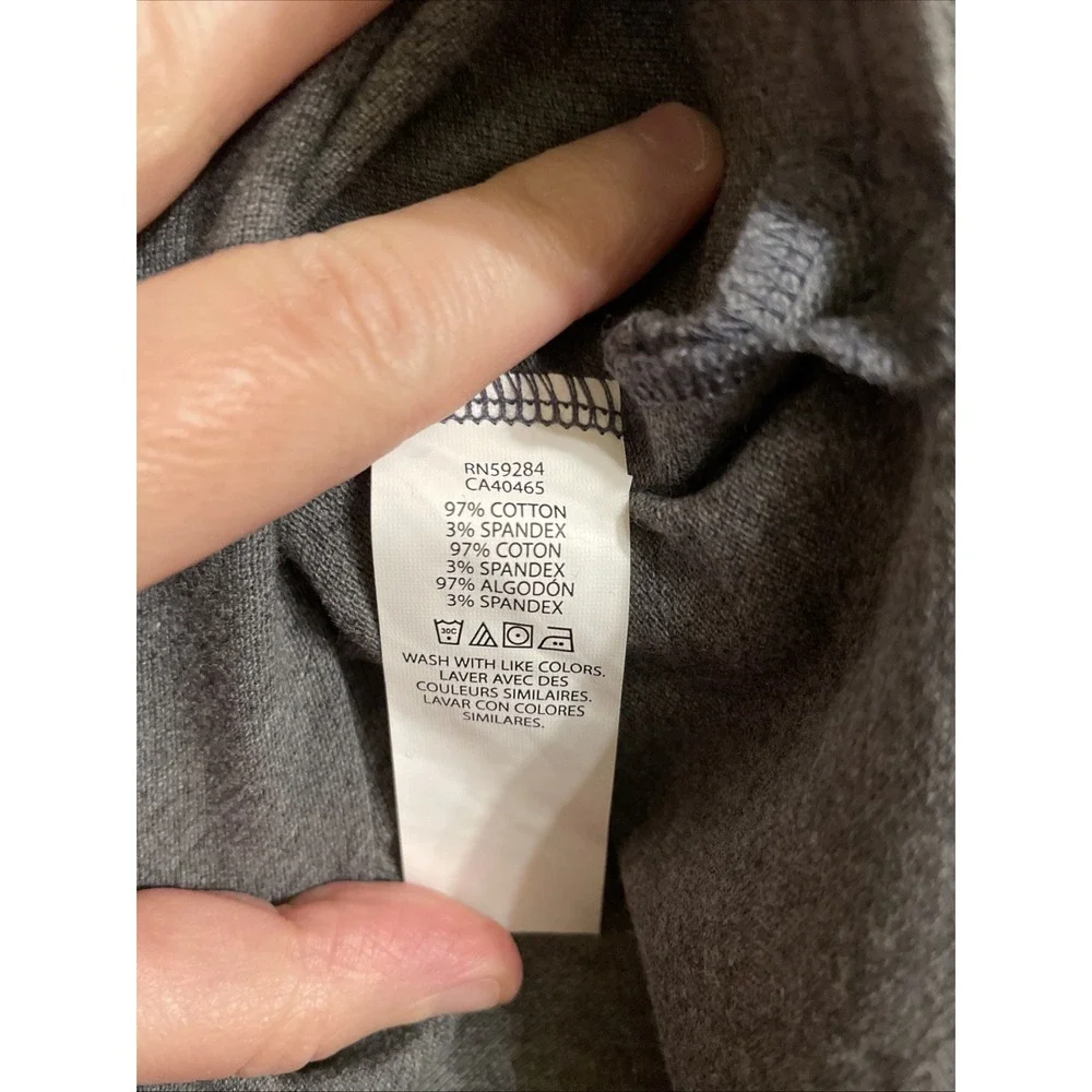 The Children's Place grey girls' short-sleeve school uniform polo shirt Sz Large